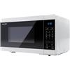 Sharp YC-MG81E-S Forno a microonde Argento 900 W Funzione grill, con display