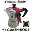 BIALETTI CAFFETTIERA MOKINA 1/2-TAZZA + 1 GUARNIZIONE ORIGINALE 06 2025