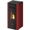 FreePoint STUFA A PELLET ERMETICA FREEPOINT "AMARANTO" BORDEAUX 8,5 KW