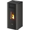 FreePoint STUFA A PELLET ERMETICA FREEPOINT "AMARANTO" ANTRACITE 8,5 KW