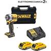 DEWALT DCF921D2T avvitatore impulsi 18v brushless 2 batterie 2ah 1/2" 610Nm t...