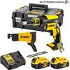 DEWALT DCF620P2K-QW avvitatore cartongesso 18v 2 batterie 5ah caricatore viti...