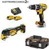 DEWALT DCK230D2T kit 18v avvitatore a percussione dcd796d2 multifunzione dcs3...