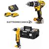DEWALT DCK228D2T kit 18v avvitatore percussione dcd796d2 avvitatore angolare ...