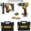 DEWALT DCK226E2T kit 18v avvitatore a percussione dcd796e2 tassellatore dch172nt