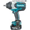 MAKITA DTW1002RTJ avvitatore impulsi 18v brushless 2 batterie 5ah 1/2" 1600Nm...