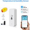 Tuya WiFi Sensore di Temperatura e Umidità, Monitoraggio Smart per Alexa Google