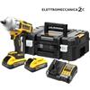 DEWALT DCF961H2T-QW avvitatore impulsi 1'2" 2373Nm 18v brushless 2batterie po...