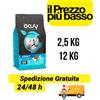 Oasy Grain free adult medium & large cane vari formati al pesce