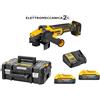 DEWALT DCG409H2T-QW smerigliatrice 18v 2 batterie 5ah powerstack 125mm 9000giri