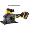DEWALT DCG200X2 scanalatrice 54v 2x9ah brushless 2 lame 125mm cap.taglio 32x3...