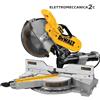 DEWALT DWS780-QS troncatrice radiale 305mm max 110x303mm doppia inclinazione XPS