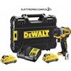 DEWALT DCF601D2-QW avvitatore brushless 12v 2 batterie 2ah attacco 1/4" 8Nm