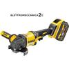 DEWALT DCG418X1 smerigliatrice 54v 1x9ah brushless 125mm filtro aria valigett...
