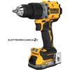 DEWALT DCD805E2T-QW avvitatore a percussione 18v 2 batterie powerstack 13mm 90Nm