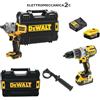 DEWALT DCK223P2T kit 18 avvitatore percussione dcd996p2 avvitatore impulsi dc...