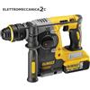 DEWALT DCH274P2T-QW tassellatore 18v brushless 2 batterie 5ah 24mm 2mandrini ...