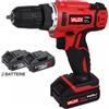 Valex KIT VALIGETTA TRAPANO AVVITATORE A BATTERIA VALEX "FAMILY-TECH 218" 2 BATTERI...