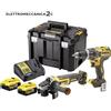 DEWALT DCK2080P2T-QW kit 18v avvitatore perc. dcd796p2 smerigliatrice dcg405n...