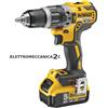 DEWALT DCD796P2-QW avvitatore a percussione 18v brushless 2 batterie 5ah 13mm...