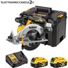 DEWALT DCS565P2-QW sega circolare 18v brushless 165mm 2 batterie 5ah tstak