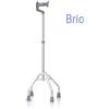 Moretti Spa Quadripode a base Larga bastone per anziani con Manico Aperto Art. RP723 -