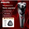 Philips Rasoio Elettrico Philips S1113 USB portatile, lavabile, per uomo