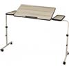 INTERMED Tavolino da Letto serviletto a ponte regolabile in larghezza da cm 133 a cm 156