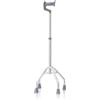 Moretti Spa Quadripode a base Larga bastone per anziani con Manico Aperto Art. RP723 ---