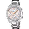 FESTINA Orologio FESTINA Boyfrend donna cronografo in acciaio Cristalli Bianchi F20606/1