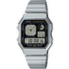 Casio Orologio CASIO A-130WE-1AEF Digitale VINTAGE Acciaio Chrono Timer Alarm