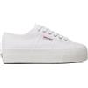 Superga SCARPE SNEAKERS SUPERGA DONNA 2790 901 BIANCO PLATFORM TESSUTO DAL 35 AL 40