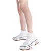 REFRESH MODELLO CONVERSE SCARPE DONNA 172476 TELA PLATFORM BIANCO DAL 36 AL 41