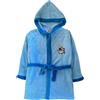Fireman Sam Ragazzi Accappatoio, Blu Vestaglia con Cappuccio, Morbido Pile per