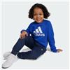 ADIDAS TUTA LKBOS JOG FL BAMBINO KIDS IV7436 BLU DA 4/5 ANNI A 7/8 ANNI