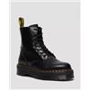 DR. MARTENS ANFIBIO STIVALETTO DONNA IN PELLE NERO JADON PLATFORM DAL 37 AL 40