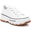 REFRESH MODELLO CONVERSE SCARPE DONNA 172477 TELA PLATFORM BIANCO DAL 37 AL 41