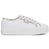 Superga SCARPE SNEAKERS SUPERGA DONNA 2740 MULTICOLOR BEADS BIANCO PLATFORM DAL 35 AL 41