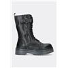 LUMBERJACK ANFIBIO ALTO DONNA SWC1507 PLATFORM PELLE NERO ZIP DAL 36 AL 41 NEW
