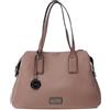 XTI BORSA CON TRACOLLA DONNA RAGAZZA 86140 NUDE ROSA ZIP PELLE 15X38X26