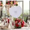 VENTAGLI VENTAGLIO BIANCHI PER MATRIMONIO SPOSA 100 PEZZI