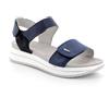 IGI&CO SANDALO CON ZEPPA IN PELLE DA DONNA BLU 3677344 STRAPPO DAL 36 AL 40