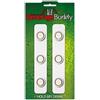 FIRST4MAGNETS Magnet Expert BEVBUD6 Beverage Buddy-Portabottiglie per Frigorifero (6 Bottiglie), Bianco, 25 x 10 x 1 cm, 2 unità
