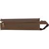 RHODIA 319040C - Astuccio per penne Rhodiarama Bronzo - 23 x 5 x 5 cm - Apertura a piatto per uso come astuccio - Simil Cuoio - per penne, matite, pennarelli, piccole forniture