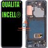 SAMSUNG DISPLAY LCD TOUCH SCREEN +FRAME per SAMSUNG GALAXY S21 SM-G991 FRAME VETRO NERO