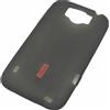 NO BRAND Cover per Cellulare HTC Sensation XE in TPU Nero Opaco - Protezione Antigraffio