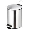 FORNOR 18290 Cestino per rifiuti in METALLO ARGENTO 3 L Diam 16,8 x
