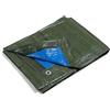 kippen 6064DS - Telone Occhiellato Bicolore con Grammatura da 90 g/m². Taglia 5X6 (30 m²) Verde/Blu