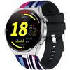 Trevi T-FIT 300 CALL MWC 3,35 cm (1.32") 45 mm Digitale Touch screen Metallico