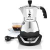 Bialetti Caffettiera Elettrica 3 Tazze Moka Automatica Nero Moka Timer 3 TZ